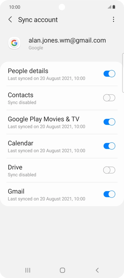 Press the indicator next to Press the indicator next to