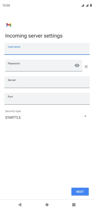 Press the field below 