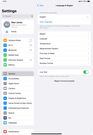 Press Add Language....