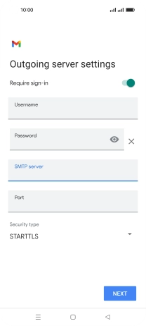 Press the field below 