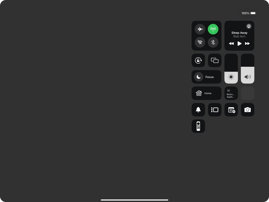 Press the Stage Manager icon to turn on the function.
