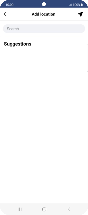 Press the search field and key in the required search word. Press the search field and key in the required search word.