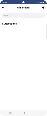 Press the search field and key in the required search word. Press the search field and key in the required search word.