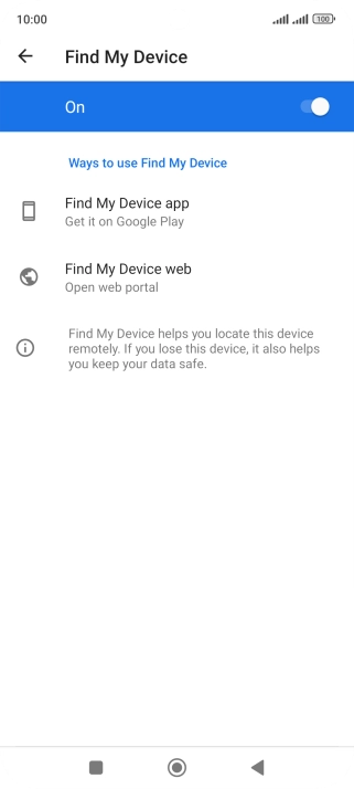 Press the Home key to return to the home screen.