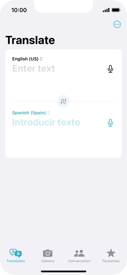 Press the first drop down list.