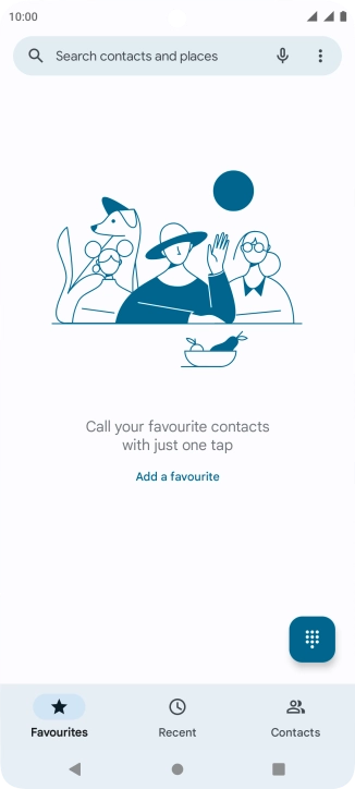 Press the menu icon.