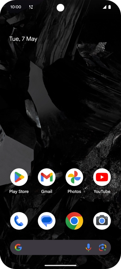 The divert icon shows that all incoming calls are diverted.