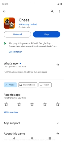 Press Uninstall. Press Uninstall.