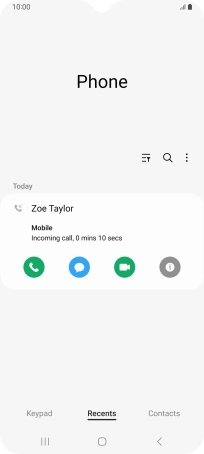 Press the info icon.
