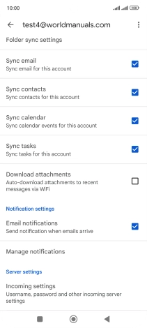 Press the field next to 