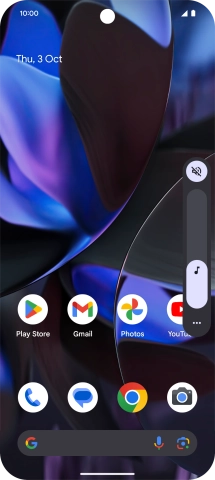 Press the sound mode icon. Press the sound mode icon.