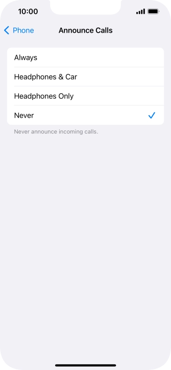 Press Always to turn on the function when silent mode is turned off.
