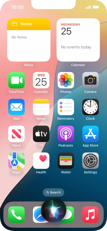 Say, in your own words, what you would like your phone to do, e.g.: CAMERA, CALL [contact], SEARCH THE WEB FOR [information].