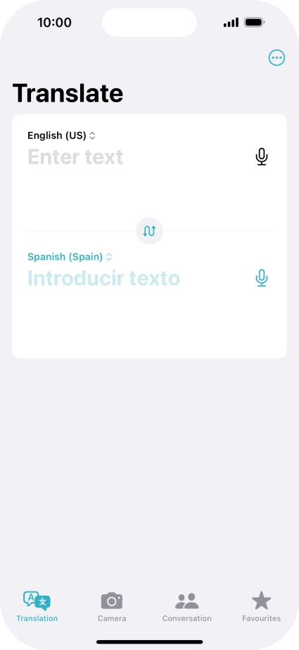 Press the first drop down list.