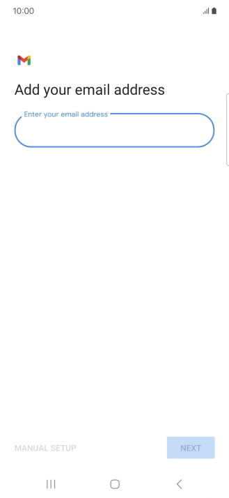 Press the field below 