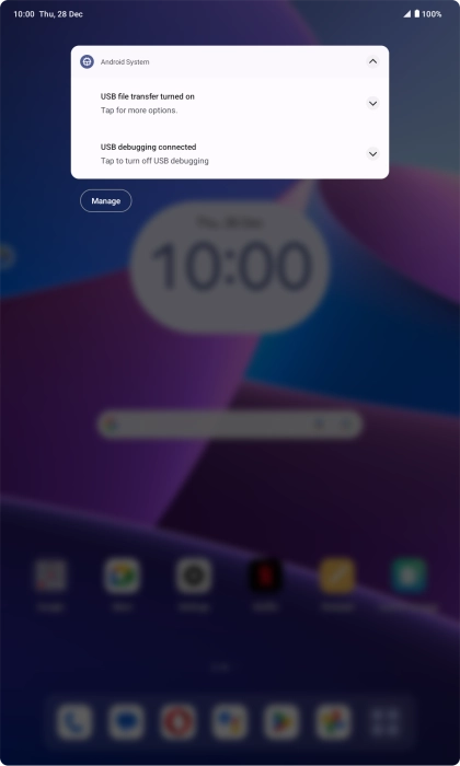 Press Tap for more options..