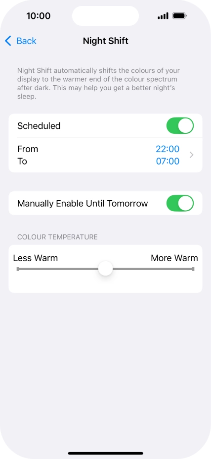 Press and drag the indicator below Press and drag the indicator below