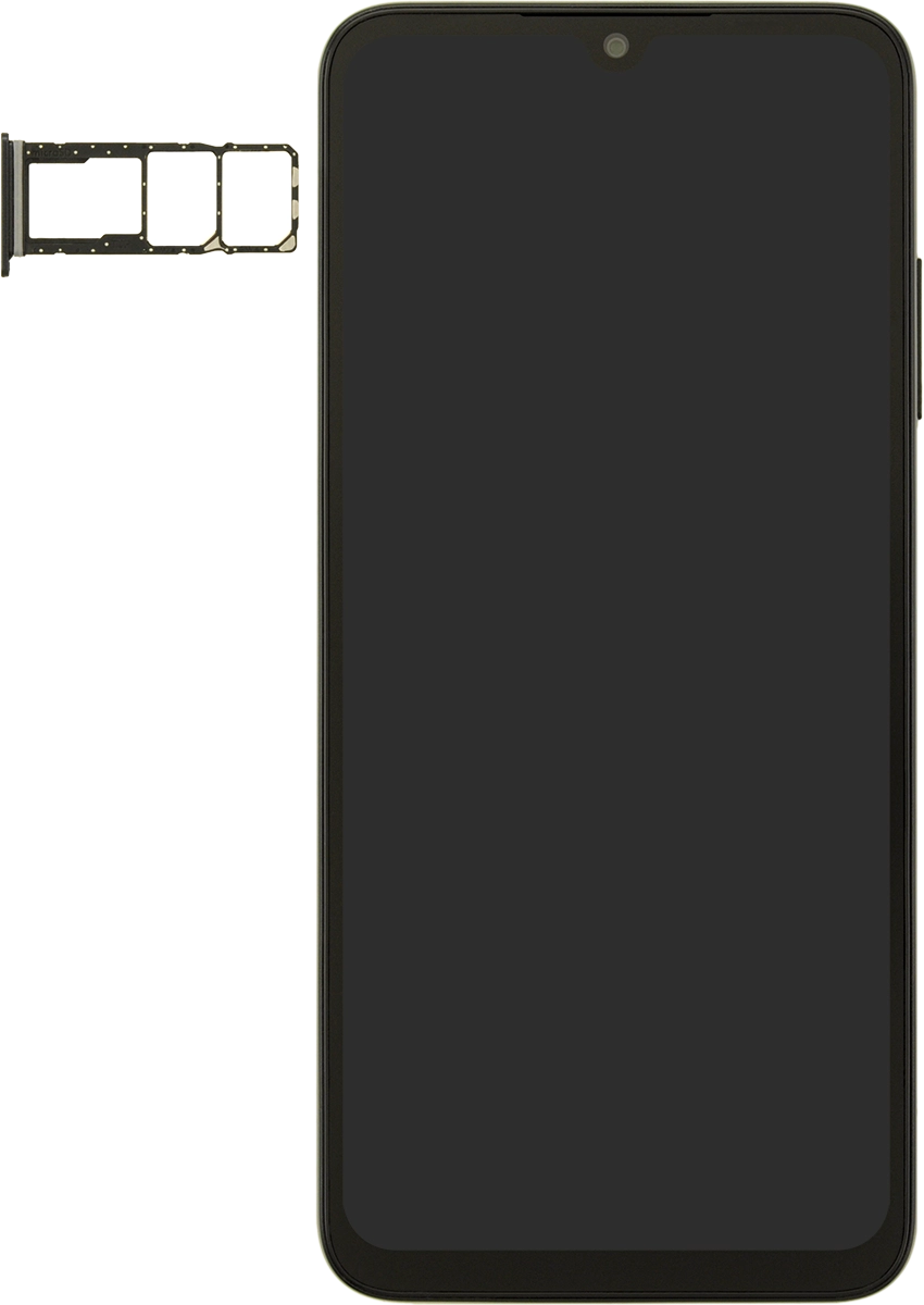 Turn the memory card so the angled corner of the memory card matches the angled corner of the memory card holder and place the card in the holder.