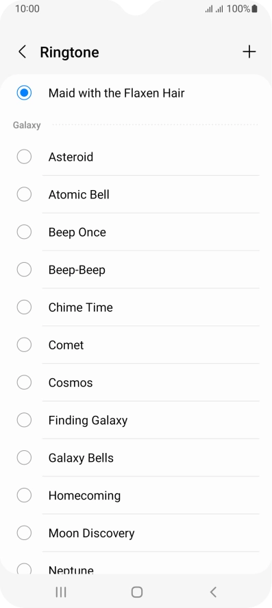 Press the Home key to return to the home screen. Press the Home key to return to the home screen.