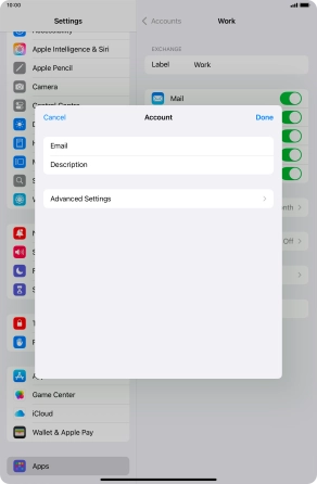 Press Advanced Settings.