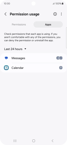 Press the drop down list.