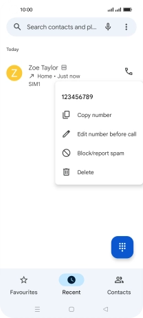 Press Block/report spam.