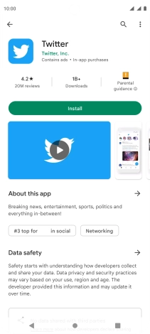 Press Install and follow the instructions on the screen to install the app. Press Install and follow the instructions on the screen to install the app.