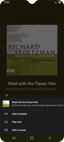 Press Add to playlist.