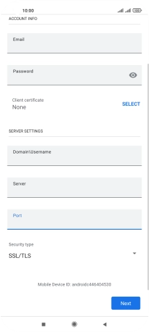 Press the drop down list below 