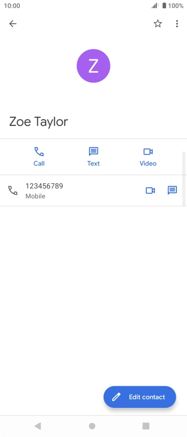 Press the Home key to return to the home screen.