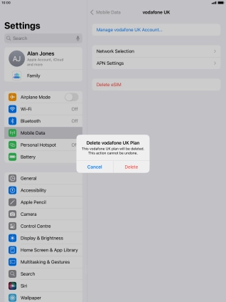 Press Delete. Press Delete.