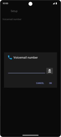 Key in +447836121121 and press OK.