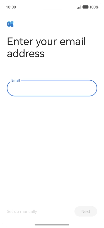 Press the field below 