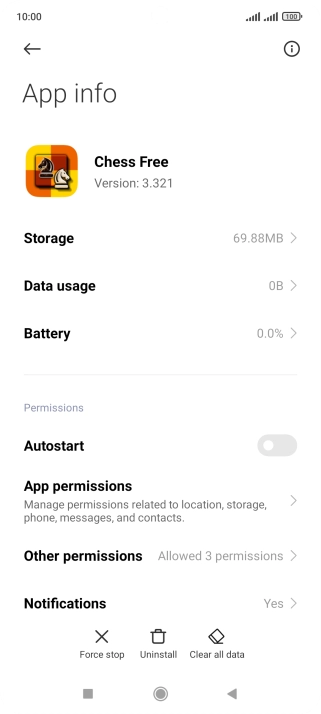 Press the Home key to return to the home screen.