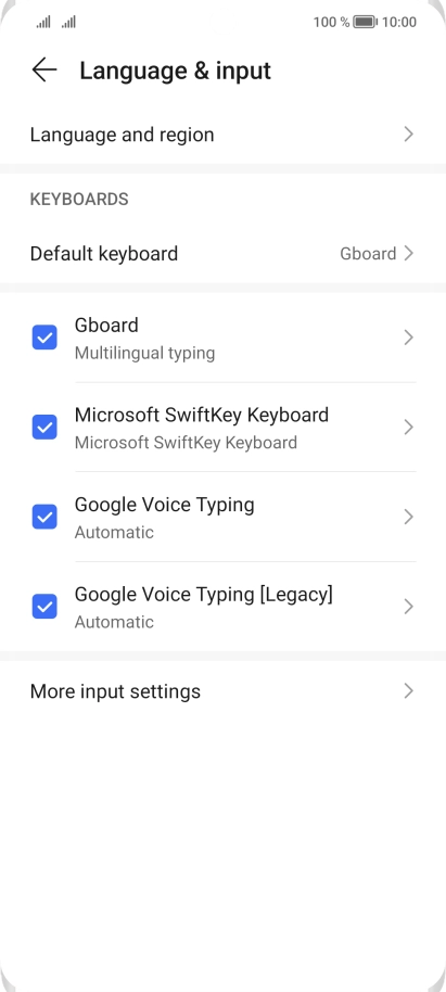 Press Language and region. Press Language and region.
