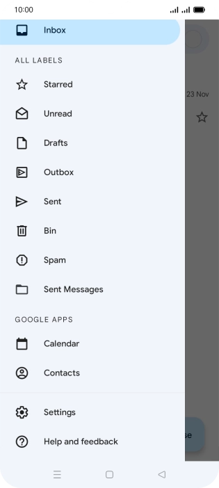 Press Settings. Press Settings.