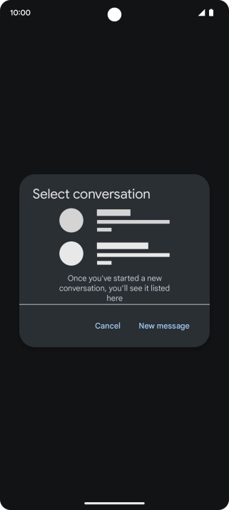 Press New message.