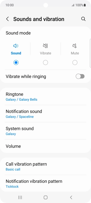 Press Ringtone.