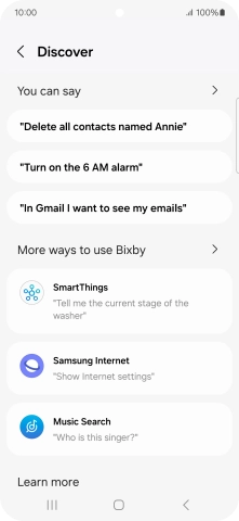 Press You can say for more examples.