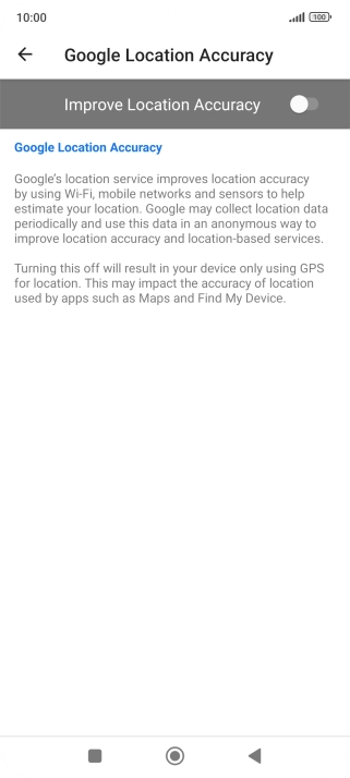 If you press the indicator next to 