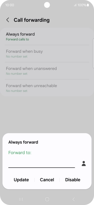 Press Disable. Press Disable.