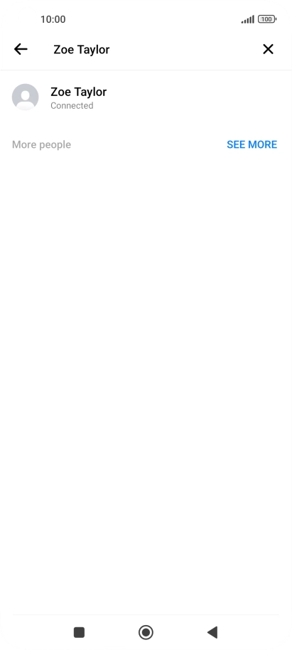 Key in the first letters of the recipient's name and press the required contact.