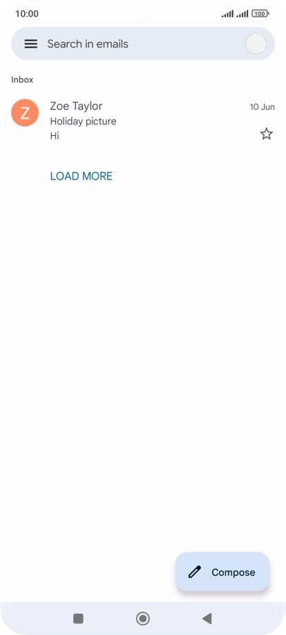 Press the profile icon.