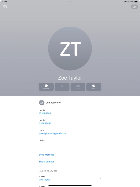 Slide your finger upwards starting from the bottom of the screen to return to the home screen.