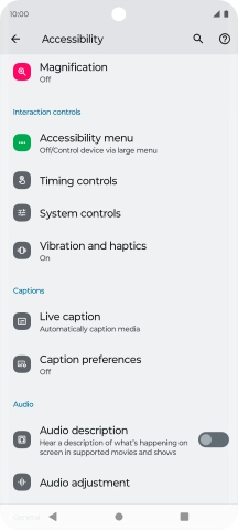 Press the required category below 