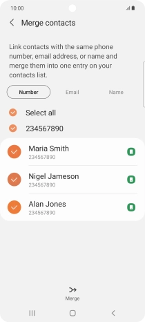 Press Merge. Press Merge.