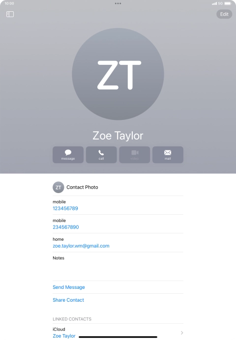 Slide your finger upwards starting from the bottom of the screen to return to the home screen.