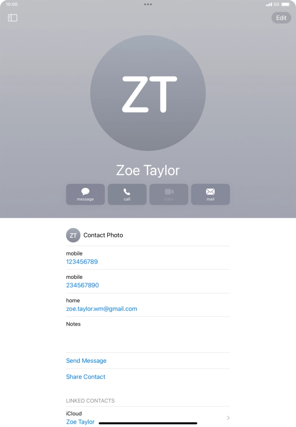 Slide your finger upwards starting from the bottom of the screen to return to the home screen.