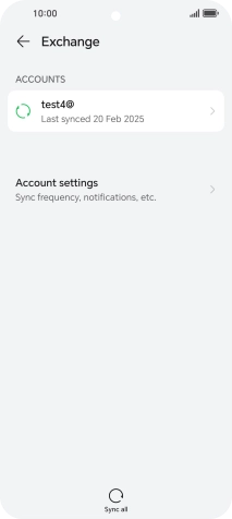Press Account settings.