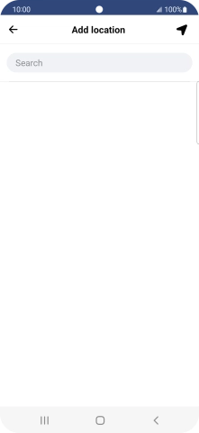 Press the search field and key in the required search word.
